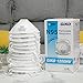 GIKO N95 Respirator Masks - 15Pcs NIOSH Certified Safety Masks Cup Particulate Respirator Mask with Breathing Valve for Adult, Men, Women, White