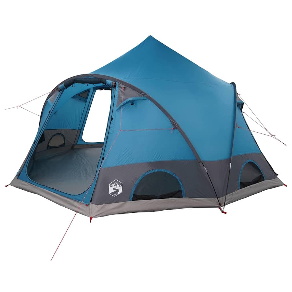 Tenda a cupola per 4 persone, tenda da campeggio verde, poliestere 185T