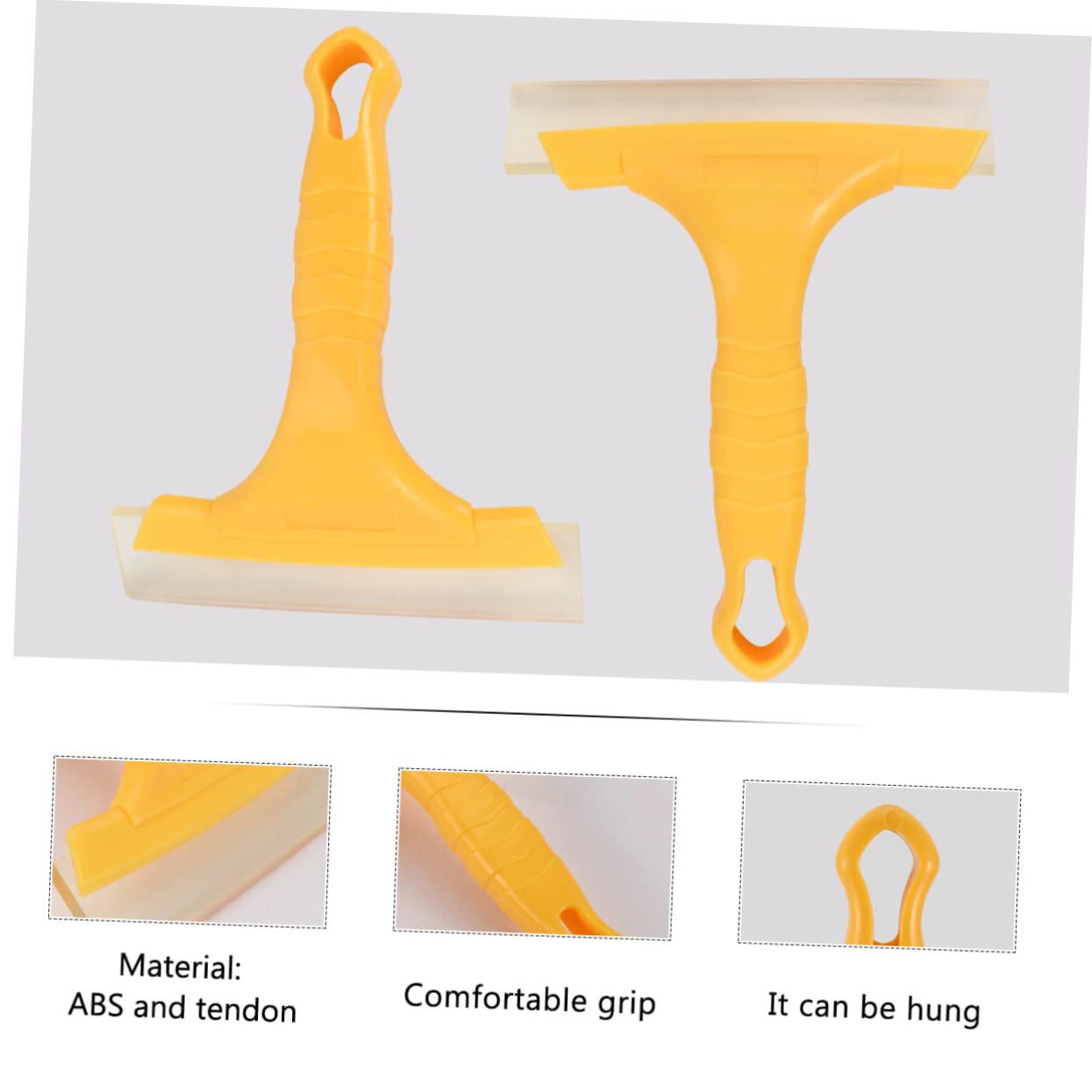 HOLIDYOYO Portable Scrapers for Car Practical Film Scrapers Short Handle Waterproof Windshield Cleaner Tool