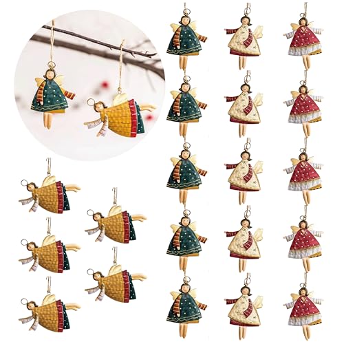 DmDoyy 20 Stück Kleine Engel Anhänger Weihnachten Deko,...