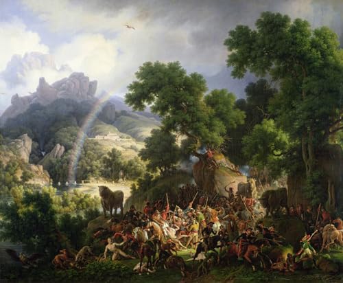Cuadro General Lejeune capturado por Louis Lejeune lienzo mural de salón 60x90cm