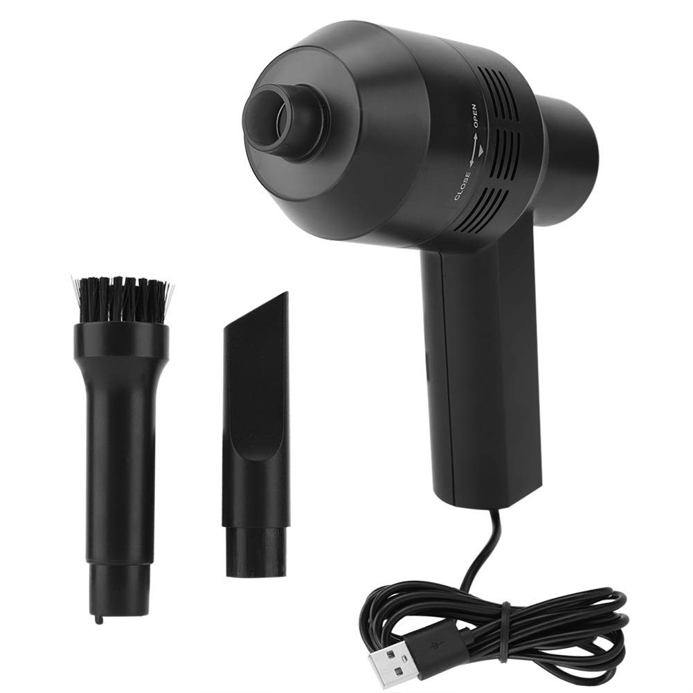 Mini Vacuum Cleaner, Electric 75db Low Noise 5.0*5.4*2.4 Inch Vacuum Cleaner, Car Vacuum Cleaner Powered By Usb Cable With Flat Mouth Nozzle for Home