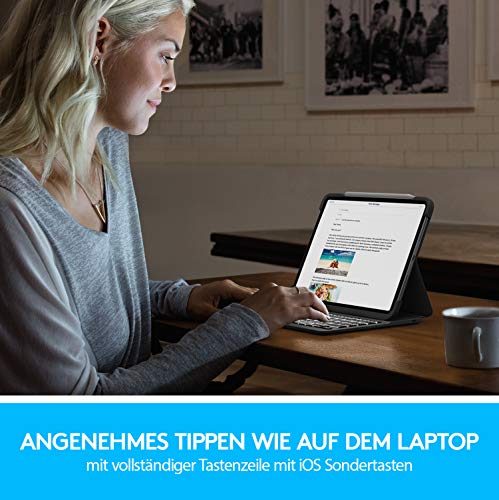 Logitech Slim Folio Pro Cover iPad con Tastiera