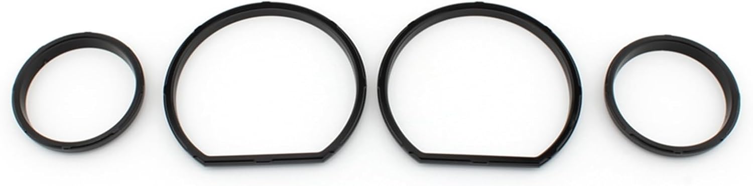 Motorcycle Instrument Board Speedometer Gauge Bezel Trim Ring Bezel Kit Trim Ring Fits For Electra Glide，Road Glide，Street Glide，Ultra Limited and Tri Glide models 2014-2023 Black