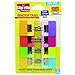 Clip-rite Binder-Tabs Filing Binders, Small, Solid, Assorted, 8-Piece (CRT-049)