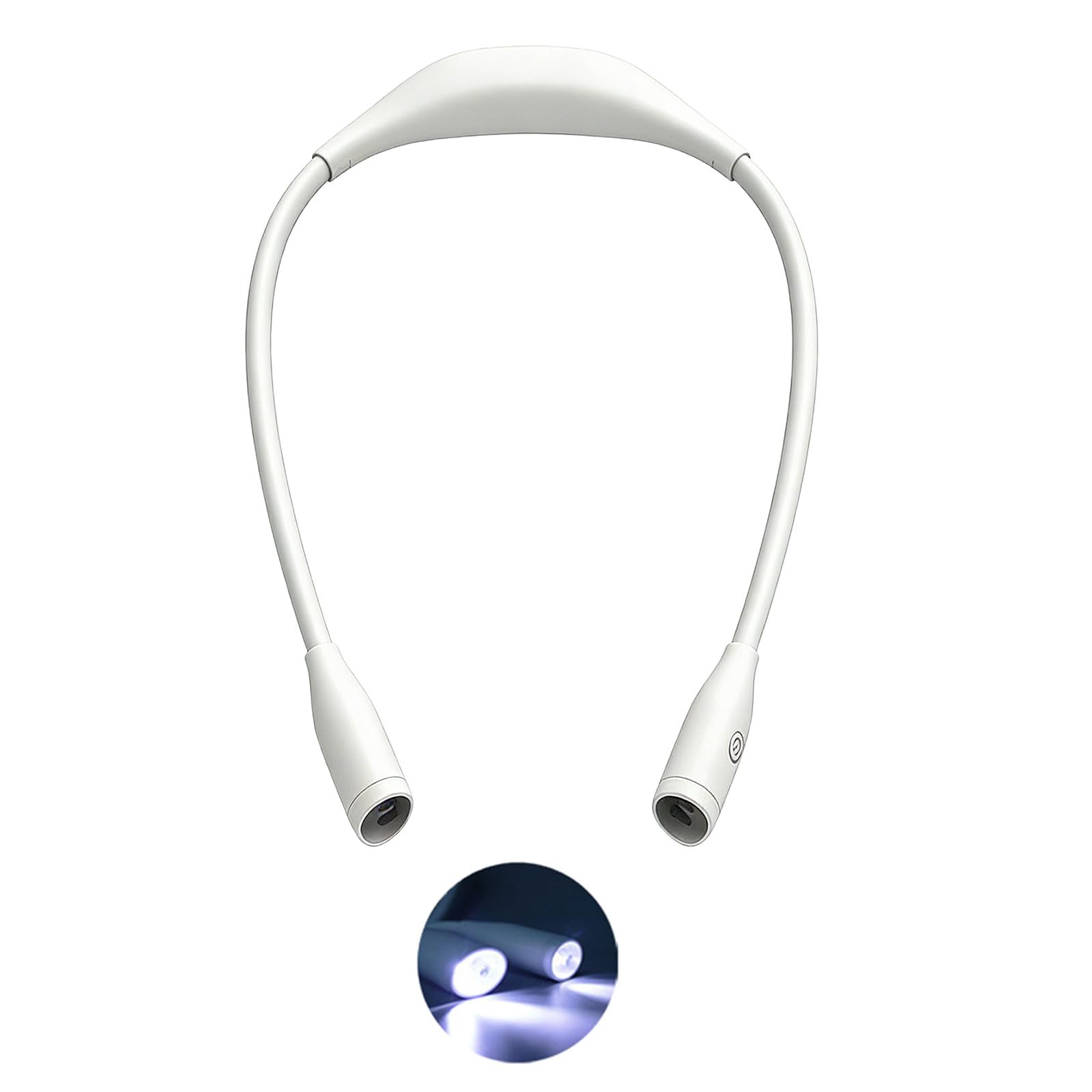 Tsophreniq Multifunctional Neck Light for Camping Emergencies Adjustable USB Charging and Simple Button Operations USB Rechargeable