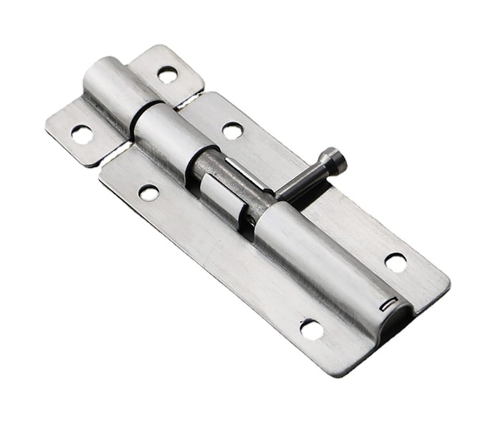 Door Lock Bolt, Sliding Barrel Bolt Door Lock Latch 110mm Stainless Steel for Doors Windows Fences