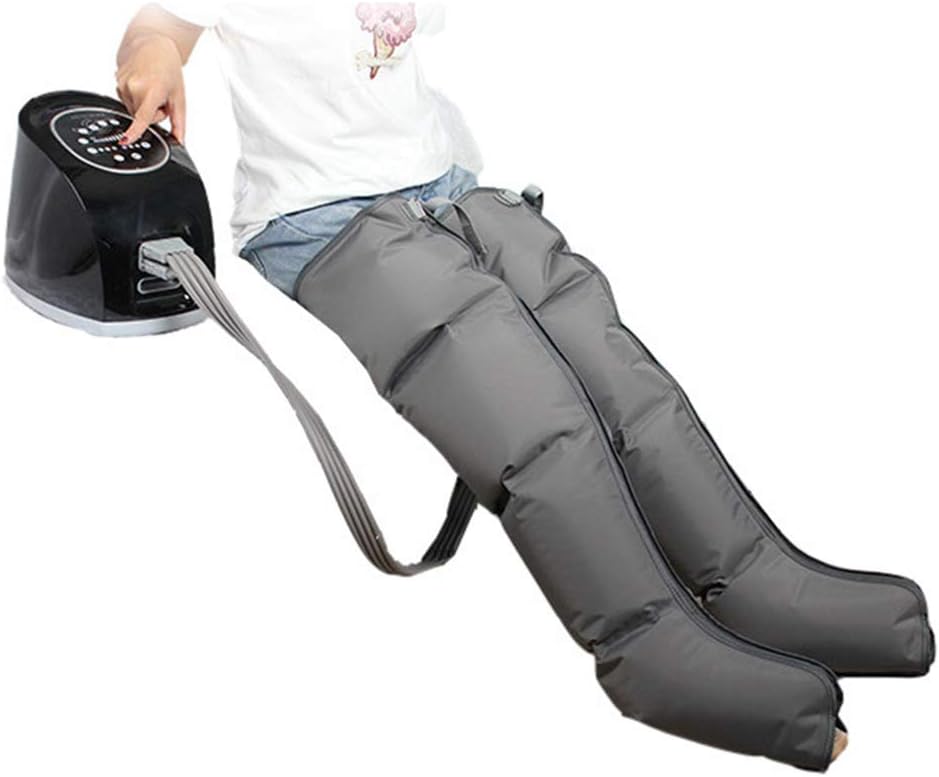 Air Compression Leg Massager 4 Cavity Pressotherapy Wraps Massager Circulation Healthcare Foot Lymph Drainage Machine Air Pressure Massager for Relax Lose Weight,220V