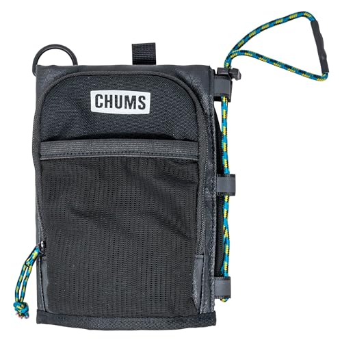 Chums Rover Bottle Sling – Water Bottle Carrier Bag with Strap - Fits Most Drink Containers, Sling Bag for Men & Women, Crossbody Water Bottle Holder for Hiking, Travel, & Outdoor Adventures (Black)