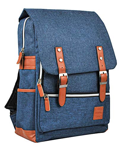 Mochila Casual, Poliester, Feminina, Azul