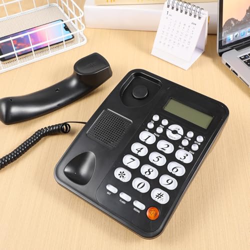 Téléphone filaire classique anti-interruption avec transfert d'appel - 7