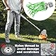 Unkrautbürste für Freischneider & Motorsense, Rasentrimmer Unkrautbürste, Wildkrautbürste mit Trimmerfaden 30m und Adapter & Werkzeug, für Stihl Motorsense universal Unkraut Bürste Aluminium