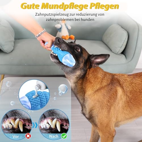 WinTour Kauspielzeug Hund Unzerstörbar, Interaktives Hundespielzeug Große Hunde, Hundespielzeug Quietschend, Hundezubehör Für Große Hunde Kauartikel, Nicht Zutreffend Kauknochen Hund Klein