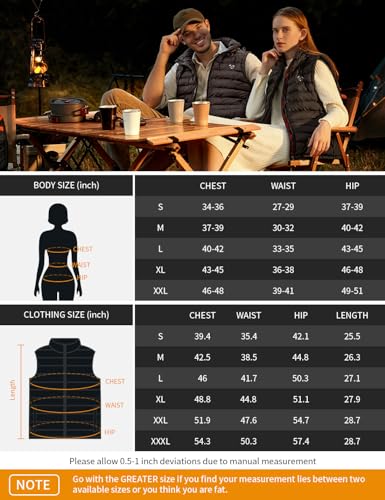 iHood Women's Washable Heated Vest with Battery Pack and Retractable Hood