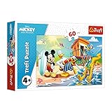 Trefl 17359 Interessanter Tag für Micky und Freunde, Disney Mickey Mouse and Friends 60 Teile, für Kinder ab 4 Jahren Puzzle