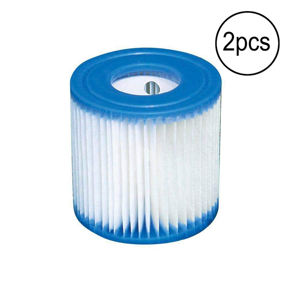 Filter Cartridge for Intex Type H Filter, Reusable/Washable Replacement Cartridge for Swimming Pool/Hot Tub/Spa Filter (AS Shown, 2PCS)