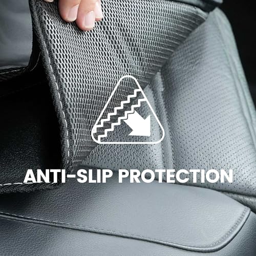 PIDO Car Seat Protector for Child Car Seat, 2 Pack Carseat Protector with Thick Padding and Storage Pockets, Waterproof Protection Cover Mat for Vehicle Leather Upholstery - Thumbnail 6