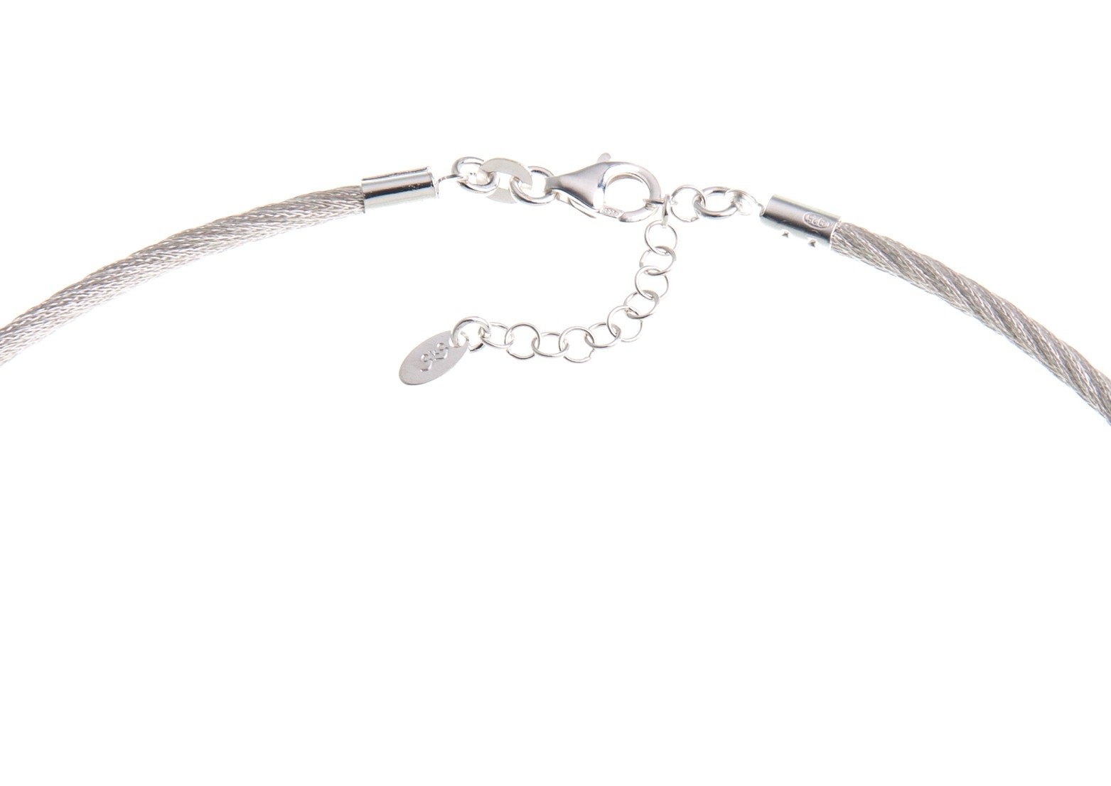 Fashion Omega Halsreif 3mm - Länge 40cm - echt 925 Silber