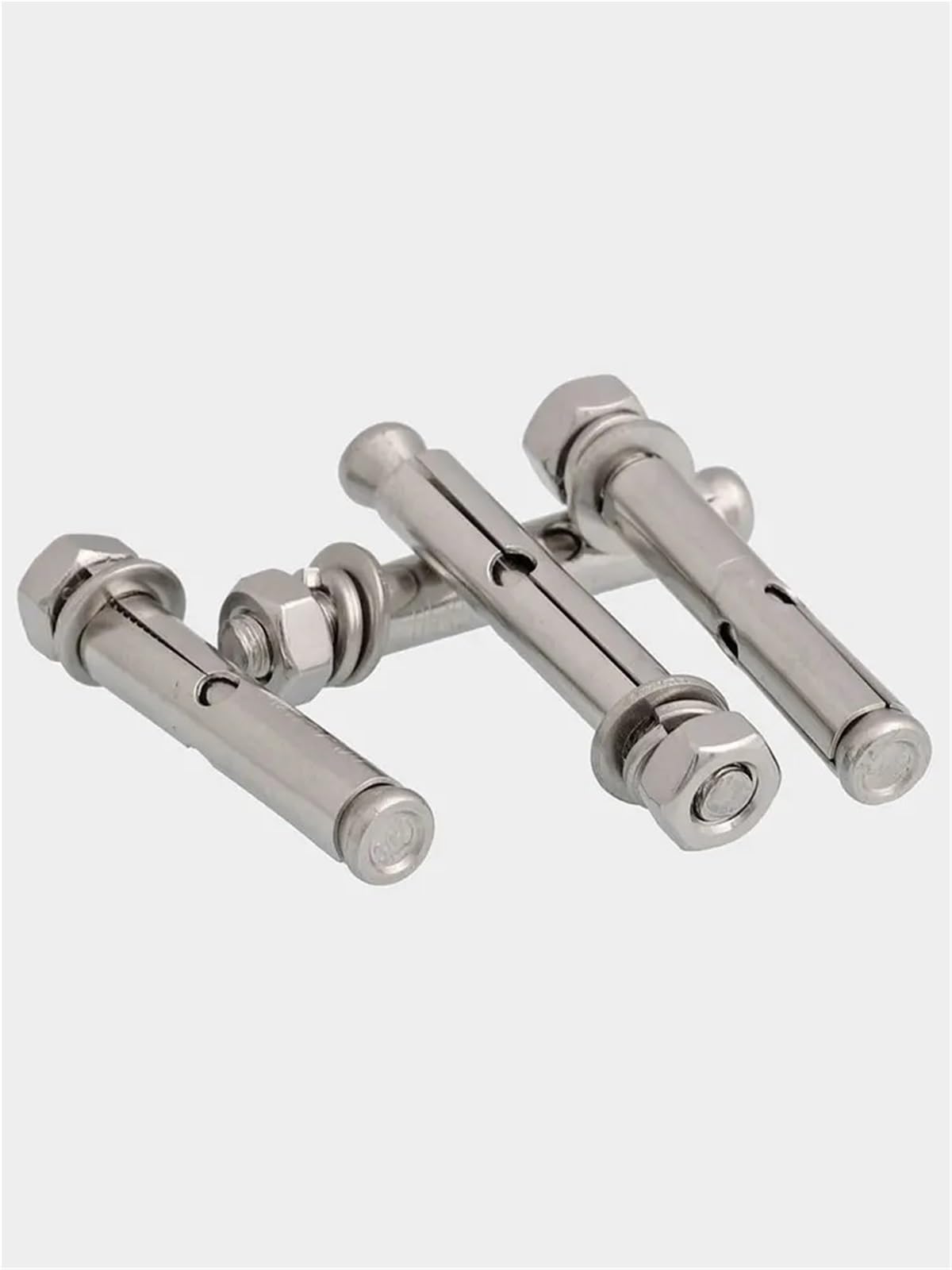 Dübel 10mm 1/5 Stück M6 M8 M10 M12 316 A4 Edelstahl Sechskant-Expansionsschraubenhülse Betonankerbolzen(5pcs,M12x150)