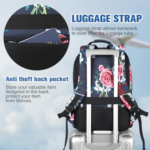 Image of Paude Backpack for Women and Teen Girls,College Backpack Travel Laptop Bookbag for City Trip Office