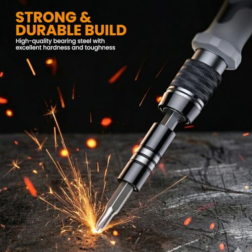 Image of Dyazo 115-in-1 Precision Screwdriver Set | Professional Magnetic Wrench Bits Repair Tool Kit with Portable Case for Electronics, Mobile, Laptop, PC, Watch, Game Console & DIY Household Repairs (Black)