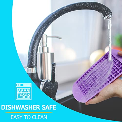 Mini Ice Cube Trays 6 Pack, 160 Silicone Crushed Ice Cube Tray Easy Release Small Ice Cube For Chilling Whiskey Cocktail, Nugget Ice Trays For Freezer, Bpa Free #TOP4