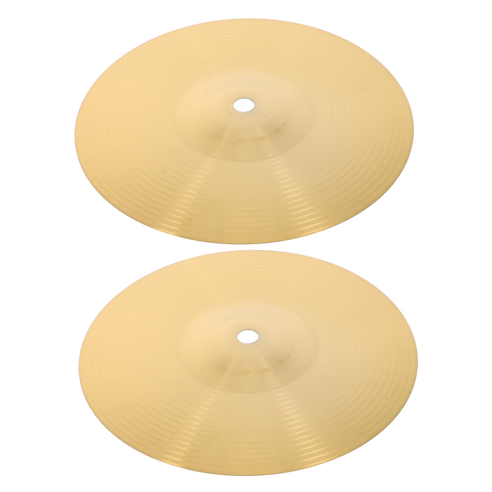 VANZACK Sturdy Metal Drum Cymbals Set 2 Jazz Crash Cymbals Practice Accessories 8 Inch