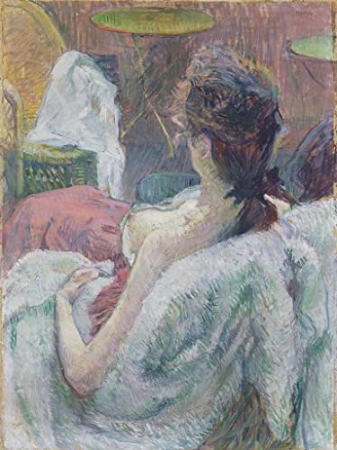 Tableau le modèle au repos de Toulouse-Lautrec - Impression d'art haut de gamme