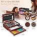 Soucolor Art Supplies, 192-Pack Deluxe Art Set Drawing Painting Supplies Kit with Acrylic Pad, Watercolor Pad, Sketch Book, Canvases, Acrylic Paint, Crayons, Pencils, Gifts for Artist Adults Teen Kids