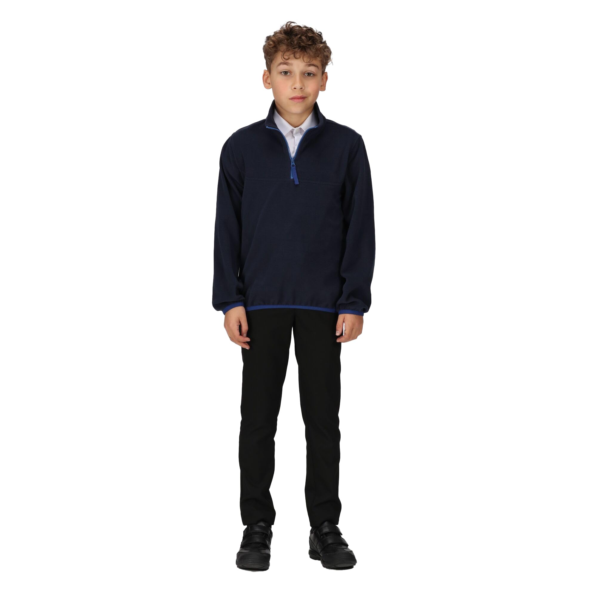 Regatta Boys Half Zip Micro Fleece Jacket Navy