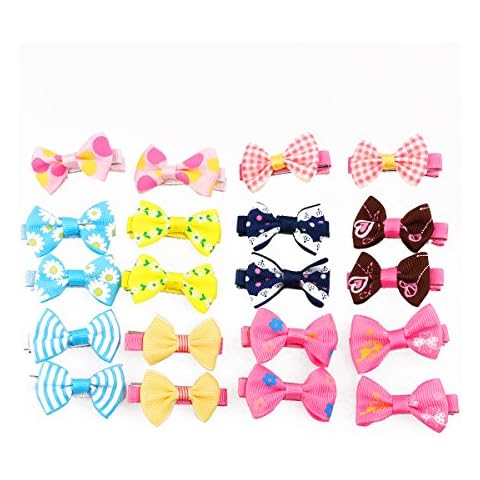 UEETEK Mascota Perro Cachorro Pelo Clips Pelo Accesorios Paquete de 20pcs(Random Color) Cover