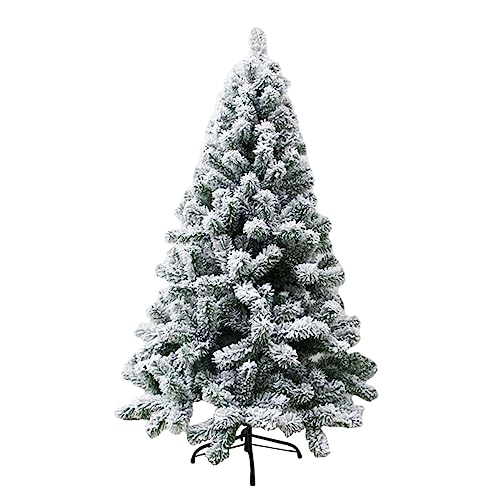 OKUMEYR 1Pc White Flocked Artificial Christmas Decor Simulation Snow Flocking for Home Decor Festive Scene Layout Design for Holiday Celebrations