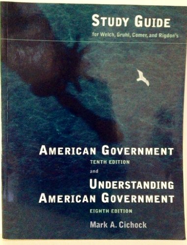 Sg American Government 10e 0495001872 Book Cover