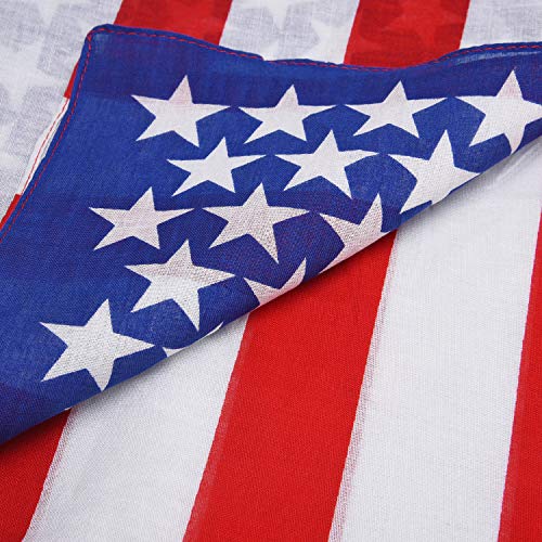 Livder 2 Pack Usa Flag Dog Bandanas Large American Flags Scarfs For Big Medium Small Dogs, Pets #TOP2