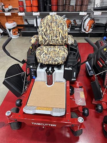 Durafit Seat Covers Made to fit Hustler Fastrack Toro TimeCutter Zero Turn Mower. Waterproof Durable Fabric for Years of Protection. Savanna Camo