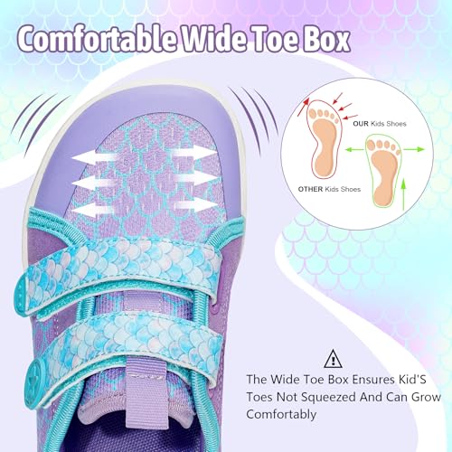 Toddler Shoes Boys Girls Kids Wide Toe Box Barefoot Shoes Breathable Zero Drop Non-Slip Sneakers for Toddler/Little Kid/Big Kid2