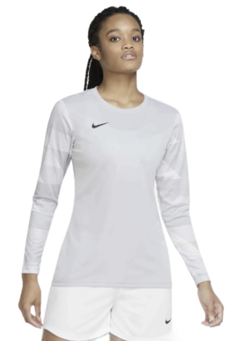 Nike Womens Park IV Goalkeeper Long Sleeve Shirt Jersey Grey Medium