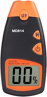 Happyyami Paper Humidity Tester Water Leak Detector Damp Tester Handy LCD Wood Tester Digital Wall Detector Digital Detector Digital Tester Wood Humidity Tester Liquid Crystal Water Meter