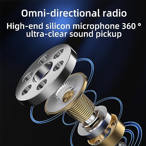 Mini micrófono inalámbrico tipo C para móviles Android con solapa omnidireccional de 360 grados 7