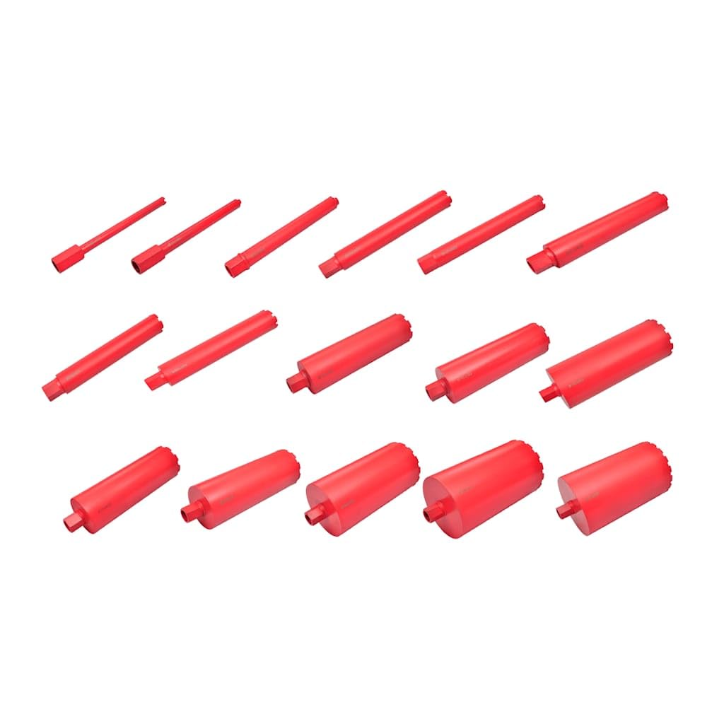 Juego de 16 brocas de diamante de diferentes tamaños para hormigón, piedra, azulejos y mampostería, compatible con destornilladores inalámbricos, taladros y SDS