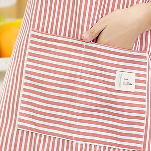 2 pezzi grembiule da cucina, grembiule da cucina, grembiule con 2 tasche, grembiule da barbecue, grembiule da cucina da uomo e da donna, per cucina, ristorante, grembiule da forno - immagine 5