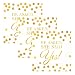 He Asked She Said Yes | Amscan Wedding Beverage Napkins Value Pack, Gold/White, 5" X 5" (3 Pack)