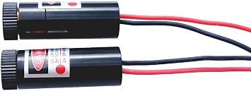 650nm 1mw Class 2 3V-5V Dot Linear Laser Module 12*38mm 2PCS Class 2 650nm dots