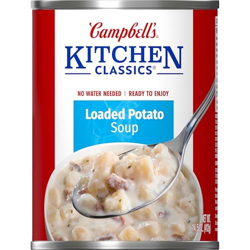 Campbell's Kitchen Classics Loaded Potato Soup, 14.5 oz Can