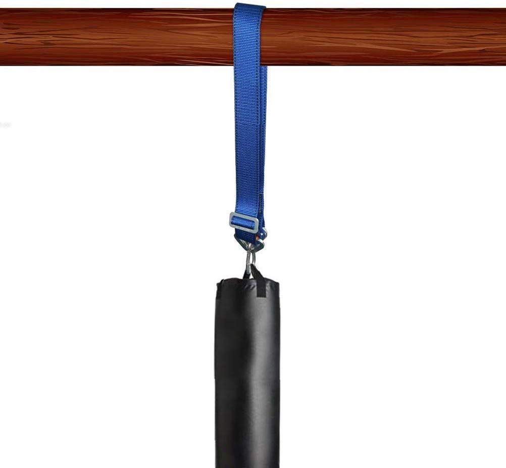 Aoneky Cinghia 60-100cm per Fissare il Sacco Boxe, Carico Massimo 220KG, Regolabile - Supporto da Parete, Accessorio per Sacco da Boxe, MMA, Arti Marziali, Altalena