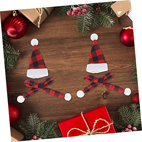 Decoración de botella de vino de Navidad para transformar mesas sosas con mini accesorios 5