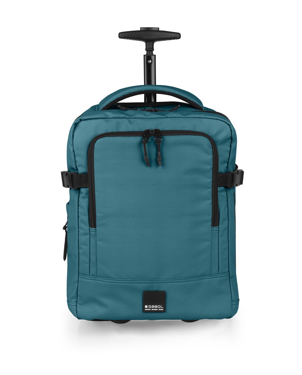 Gabol - Mochila con Ruedas Cabina Underseat 40x30x20/24 cm Vancouver 28,8L – Equipaje de Mano Bajo Asiento con Compartimento para Portátil 15,6”