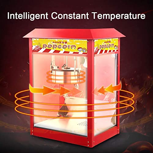 ksamwjf Popcornmaschine Popcornmaschine, 1500W Hochleistungs-Popcornmaschine zur Herstellung von Popcorn, für… – Bild 3