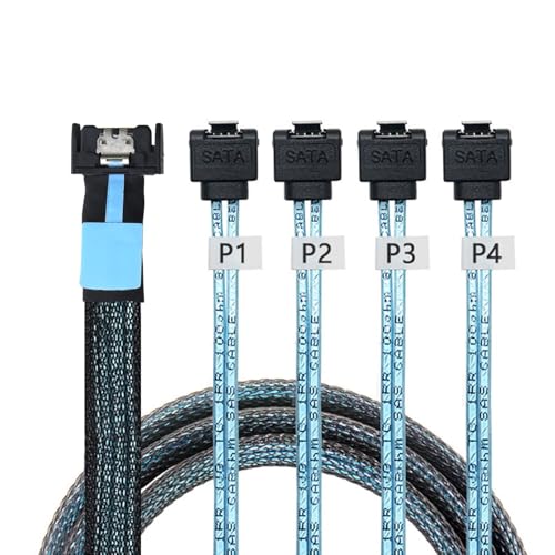 Câble SFF-8654 vers 4X SATA 90° pour libérer l'espace de votre PC