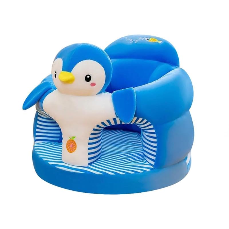 Vaishno Baby Cushion Sofa Seat or Rocking Chair | Soft Stuffed Animals Plush Cushion Couch | Sitting Stool for 0 Year to 3 Year Kids Sofa Chair for Birthday Gift (Blue)-image-10
